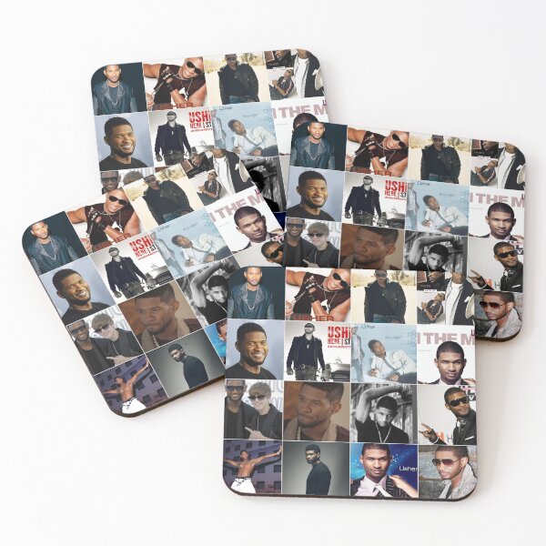 Item preview, Usher Singer Photo Collage designed and sold by GoghGetta.