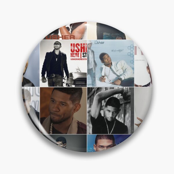 Item preview, Usher Singer Photo Collage designed and sold by GoghGetta.