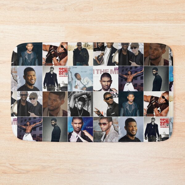 Item preview, Usher Singer Photo Collage designed and sold by GoghGetta.