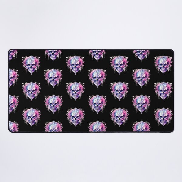 Item preview, Spooky Halloween Pink Skull designed and sold by ArtFromBeyond.