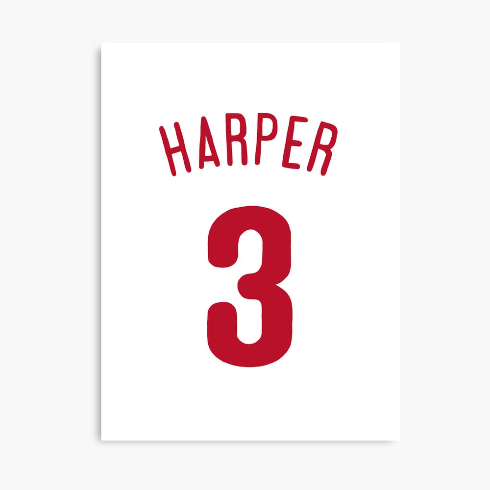 Bryce Harper Jersey Sticker for Sale by meganhoban