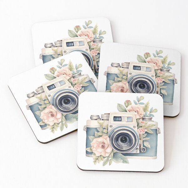 Item preview, Vintage floral camera. designed and sold by PawsandPages.