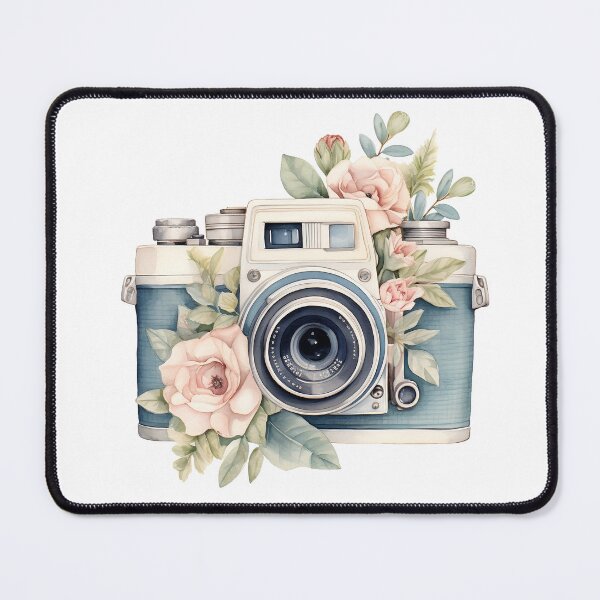 Item preview, Vintage floral camera. designed and sold by PawsandPages.