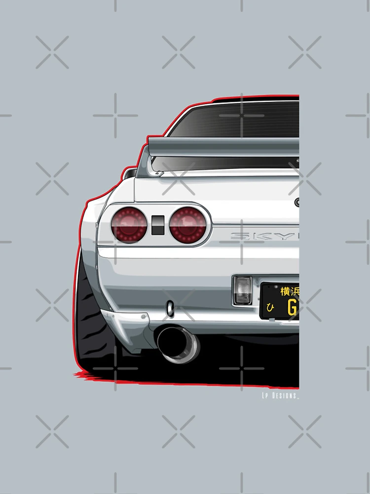 Thumbnail 4 of 4, iPhone Case, GT-R R32 - Frame designed and sold by LpDesigns_.