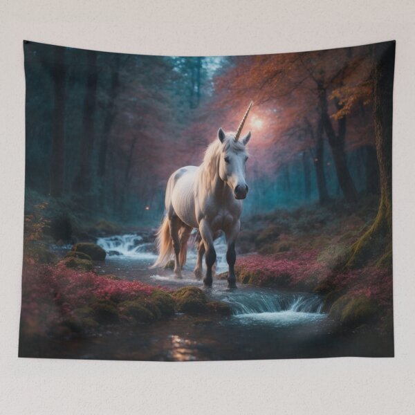 Item preview, Enchanted Serenity: Unicorn by the Prismatic Stream #4 designed and sold by Electric-Easel.