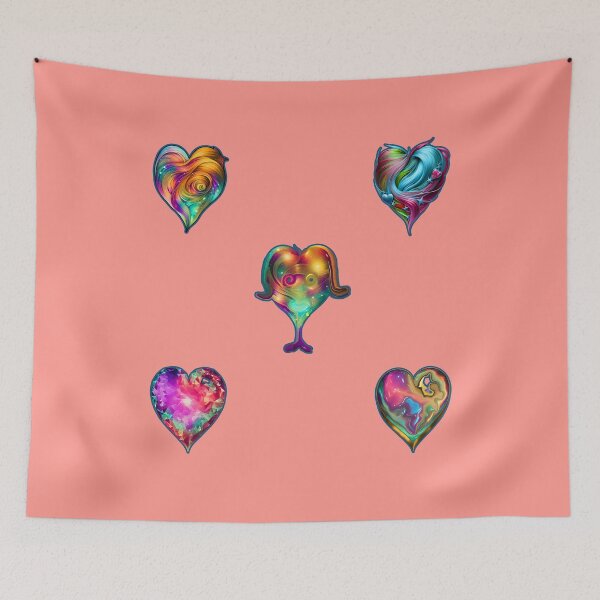 Item preview, Mermaid Hearts For Five Mermaids - Mermaid Theme Hearts 2 of 5 designed and sold by Beachy.