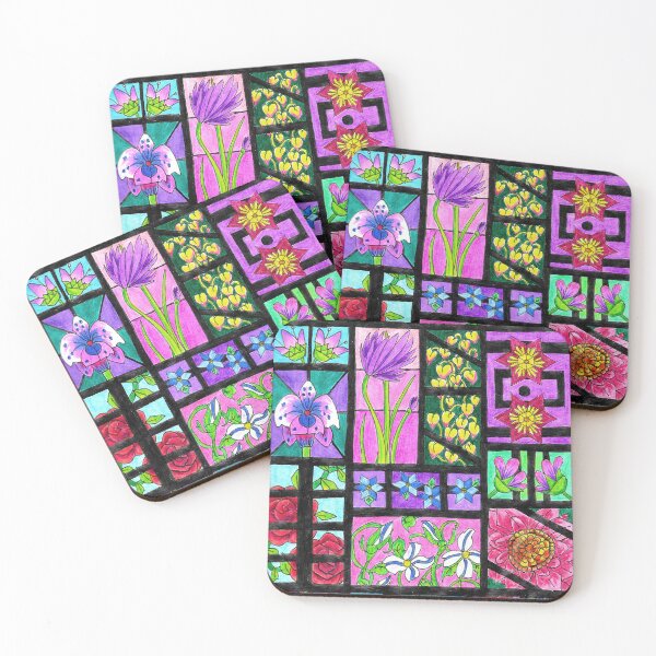 Item preview, Stained glass flowers designed and sold by Kyleacharisse.