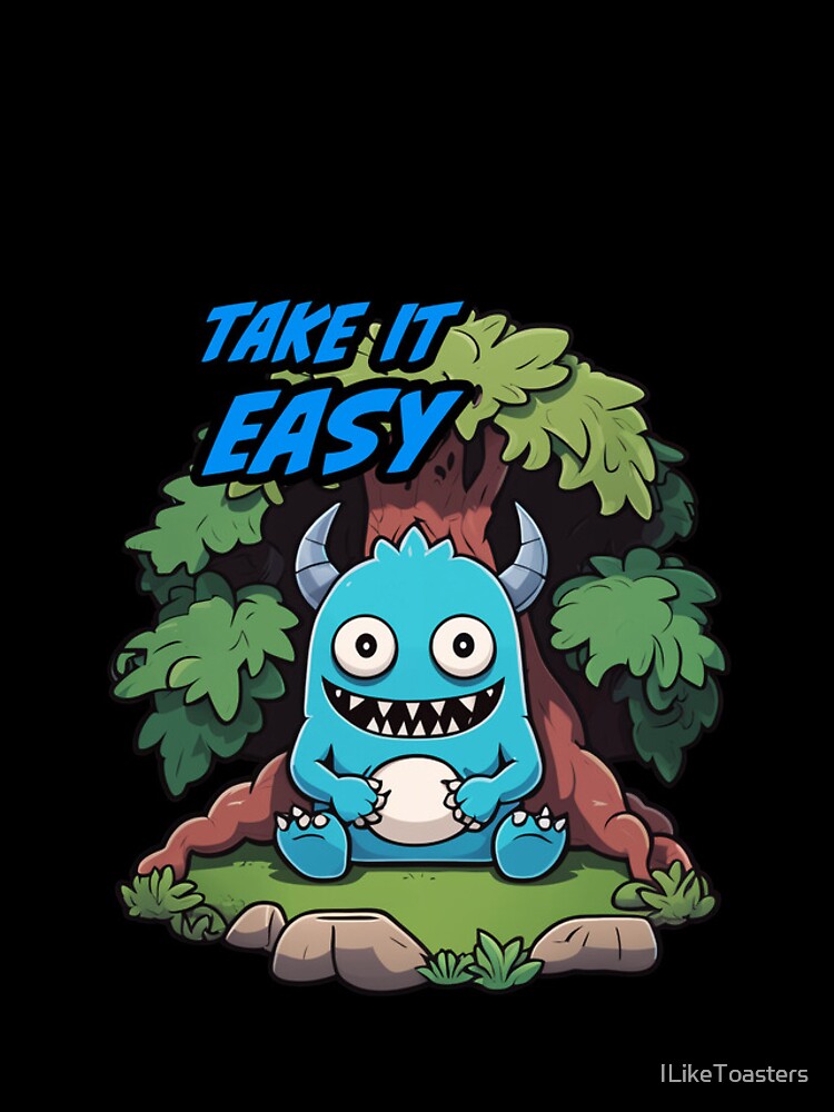 Thumbnail 4 of 4, iPhone Case, Take It Easy - Monster designed and sold by ILikeToasters.