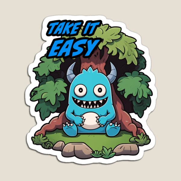 Item preview, Take It Easy - Monster designed and sold by ILikeToasters.