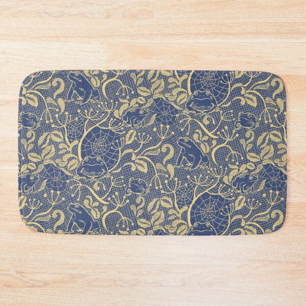 Item preview, Gothic Toad Lace Gold and Navy designed and sold by vinpauld.