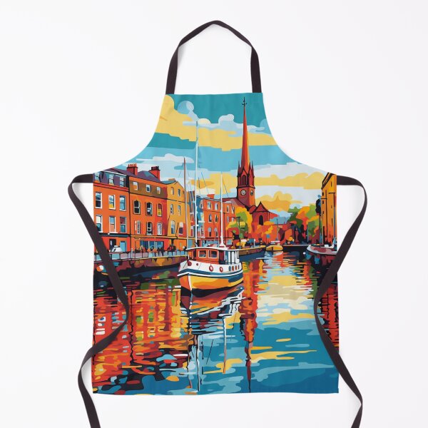 Item preview, A Pop Art Travel Print of Dublin - Ireland designed and sold by StudioRedKoala.