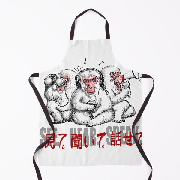 Item preview, 3 Monkeys: SEE. HEAR. SPEAK. (Kanji) designed and sold by Odd-vaark.