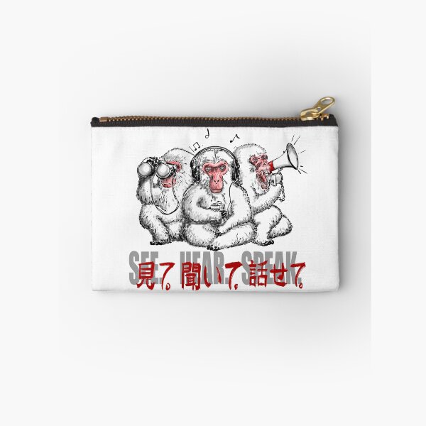 Item preview, 3 Monkeys: SEE. HEAR. SPEAK. (Kanji) designed and sold by Odd-vaark.
