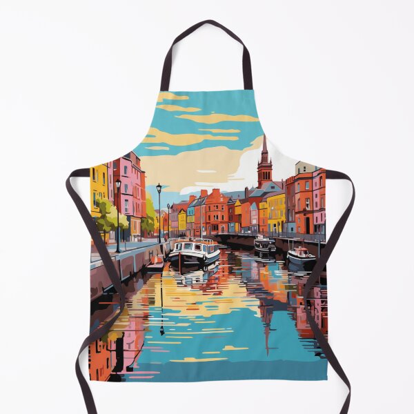 Item preview, A Pop Art Travel Print of Dublin - Ireland designed and sold by StudioRedKoala.
