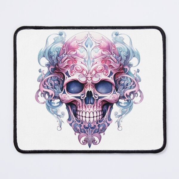 Item preview, Spooky Halloween Pink Skull designed and sold by ArtFromBeyond.