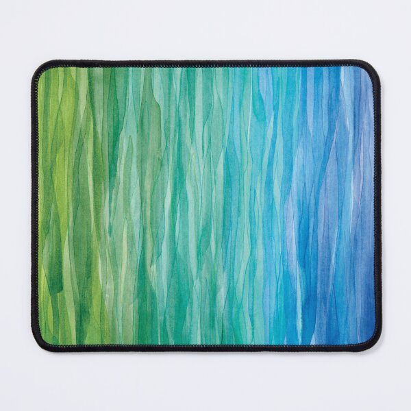 Item preview, Green Turquoise Blue Vertical Seas designed and sold by Alexandria Levin.