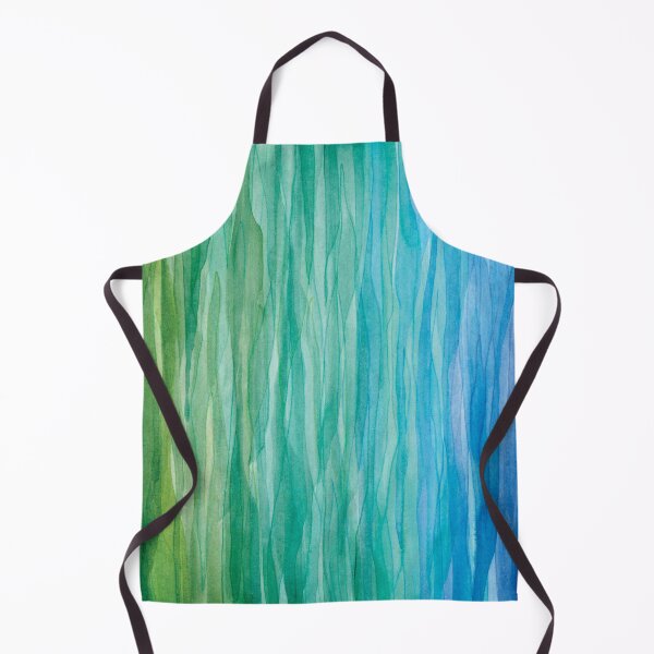 Item preview, Green Turquoise Blue Vertical Seas designed and sold by Alexandria Levin.