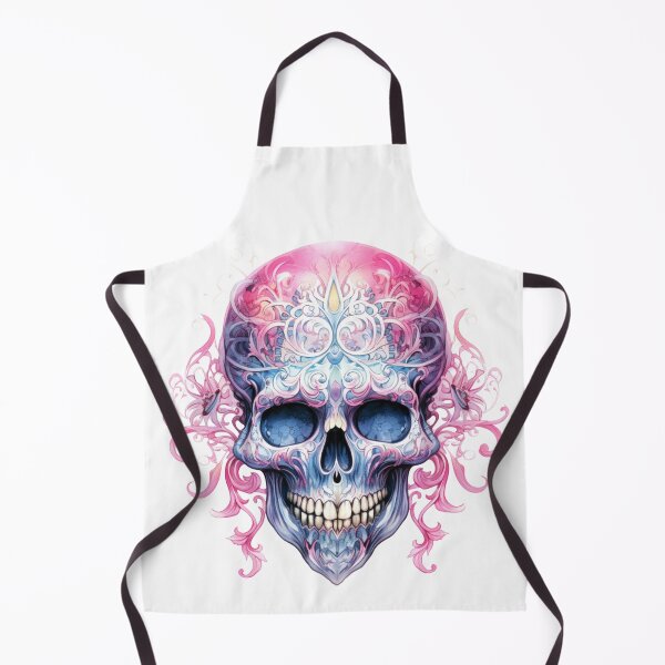 Item preview, Spooky Halloween Pink Skull designed and sold by ArtFromBeyond.