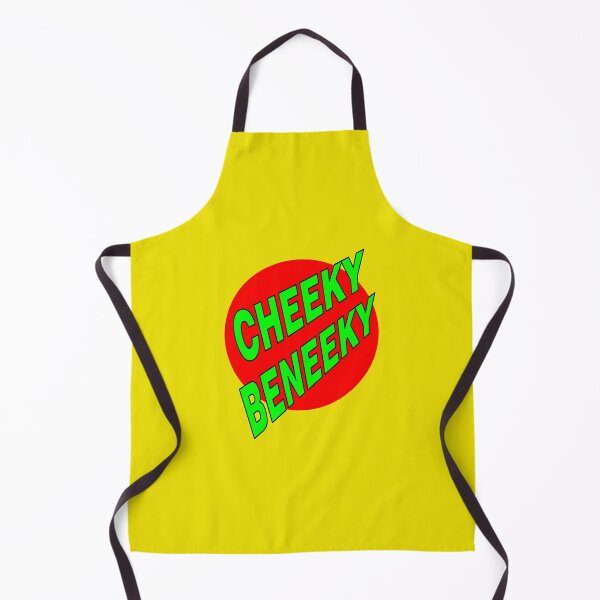 Item preview, Cheeky Beneeky, Green Bold Font on Red Circle designed and sold by AASparksDesigns.