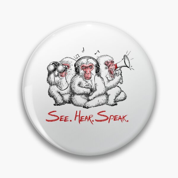 Item preview, Copy of 3 Monkeys: SEE. HEAR. SPEAK. (English) designed and sold by Odd-vaark.