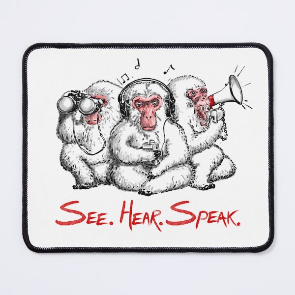 Item preview, Copy of 3 Monkeys: SEE. HEAR. SPEAK. (English) designed and sold by Odd-vaark.