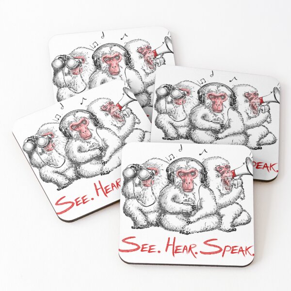 Item preview, Copy of 3 Monkeys: SEE. HEAR. SPEAK. (English) designed and sold by Odd-vaark.
