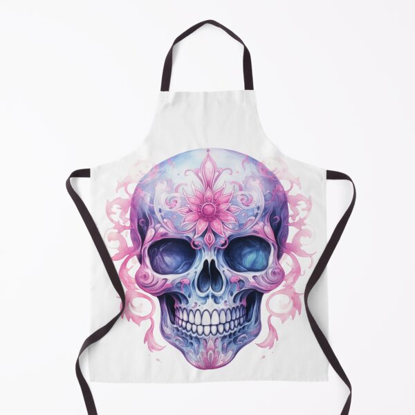 Item preview, Spooky Halloween Pink Skull designed and sold by ArtFromBeyond.