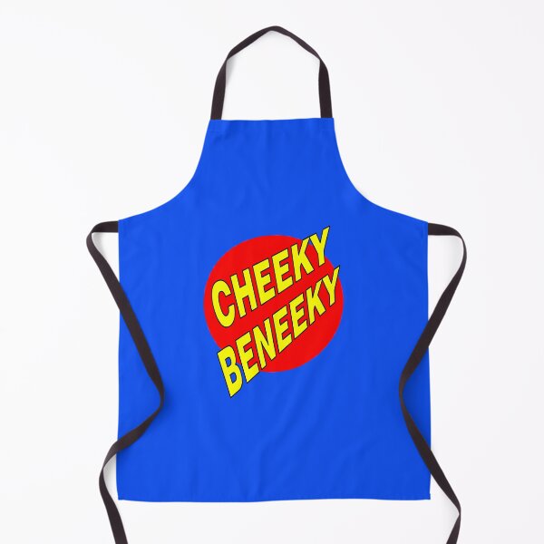 Item preview, Cheeky Beneeky, Yellow Bold Font on Red Circle designed and sold by AASparksDesigns.