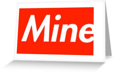 Bazzi Mine Supreme Logo Greeting Card By Bangtankook - bazzi mine roblox id code