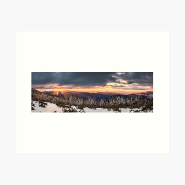 Item preview, Panorama from Rene's Lookout (Mt Hotham) designed and sold by brightmystic.