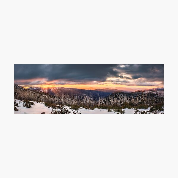 Item preview, Panorama from Rene's Lookout (Mt Hotham) designed and sold by brightmystic.