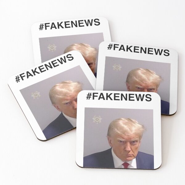 Item preview, Fake News Trump Mugshot designed and sold by Appex98.