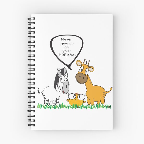 Item preview, never give up on your dreams designed and sold by MalikhainDesign.