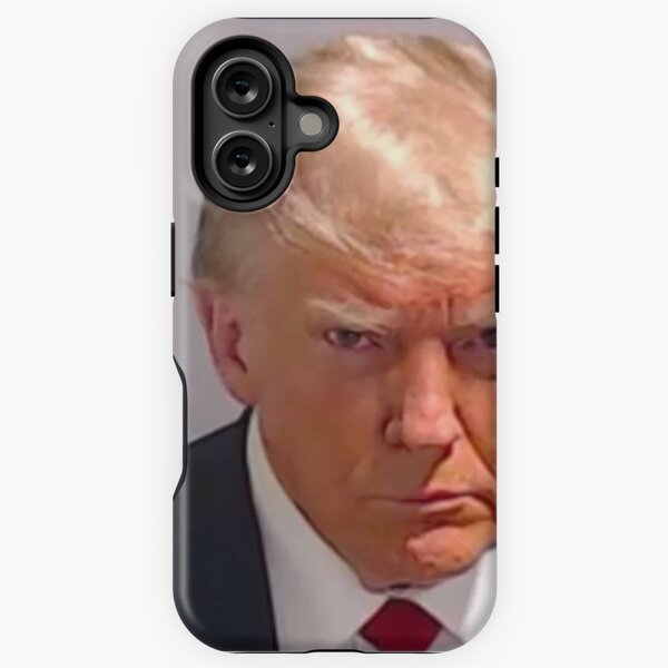 Vista previa del artículo con la obra «Foto policial de Trump», diseñado y vendido por brusslesprouts.