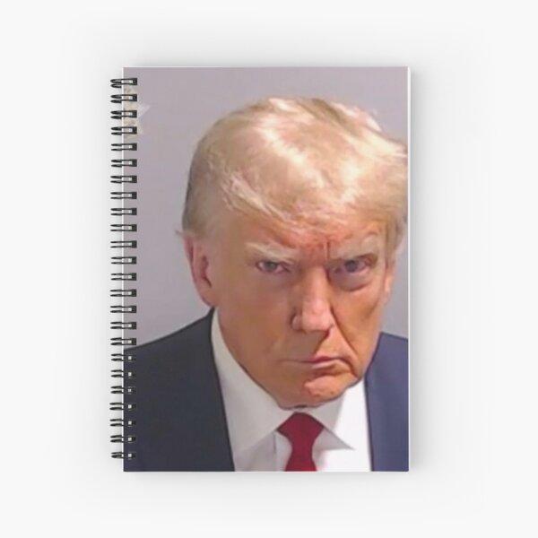 Vista previa del artículo con la obra «Foto policial de Trump», diseñado y vendido por brusslesprouts.