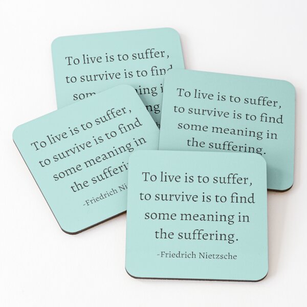 Item preview, Nietzsche: Finding Meaning in Life's Suffering designed and sold by DoseOPhilosophy.
