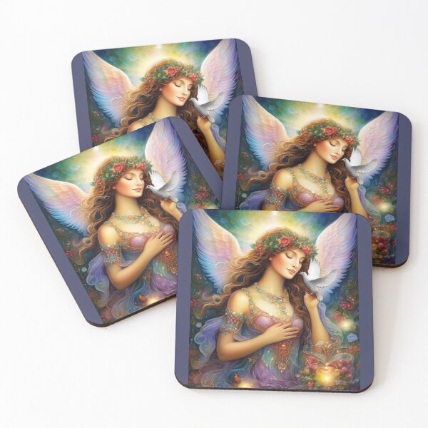 Item preview, Angel with Dove designed and sold by DesignsBuyGem.