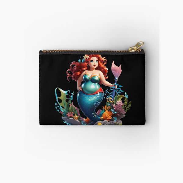 Item preview, Beautiful Plus Size Redhead Mermaid designed and sold by SirenasWorld.