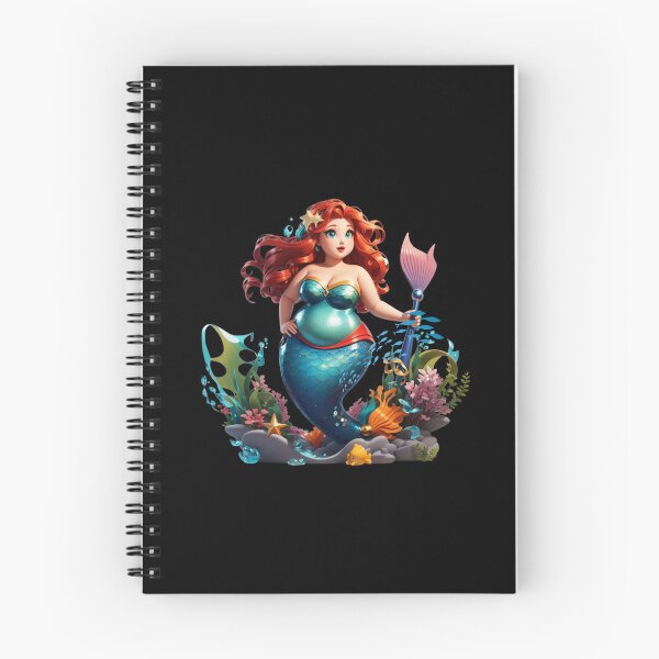 Item preview, Beautiful Plus Size Redhead Mermaid designed and sold by SirenasWorld.