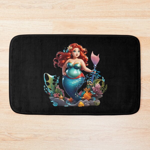 Item preview, Beautiful Plus Size Redhead Mermaid designed and sold by SirenasWorld.