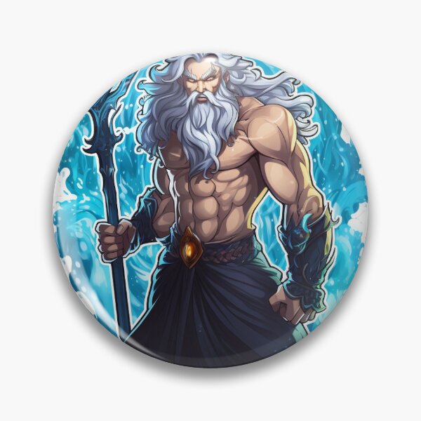 Item preview, Ancient Sea Lord: Poseidon's Mighty Wave designed and sold by TuringDesigns.
