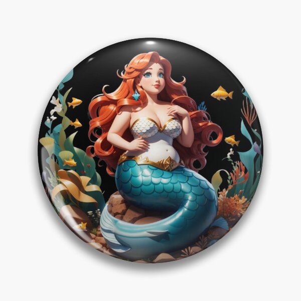 Item preview, Pretty Plus Size Mermaid designed and sold by SirenasWorld.