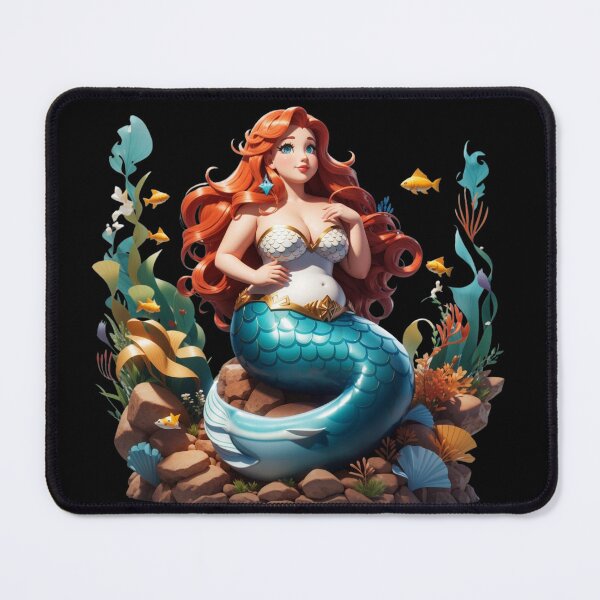 Item preview, Pretty Plus Size Mermaid designed and sold by SirenasWorld.