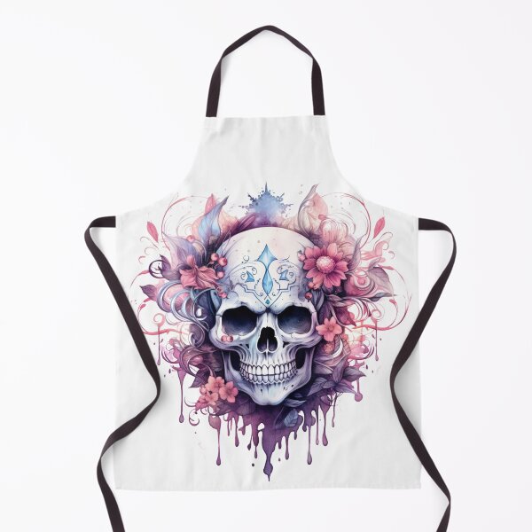 Item preview, Spooky Halloween Pink Skull designed and sold by ArtFromBeyond.