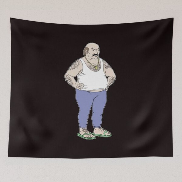 Item preview, Aqua teen hunger force Carl angry wearing sandals   designed and sold by GarfieldJacobs.