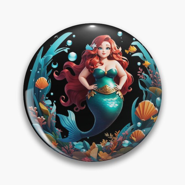 Item preview, Plus Size Cute Mermaid Circle designed and sold by SirenasWorld.