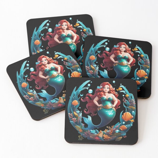 Item preview, Plus Size Cute Mermaid Circle designed and sold by SirenasWorld.