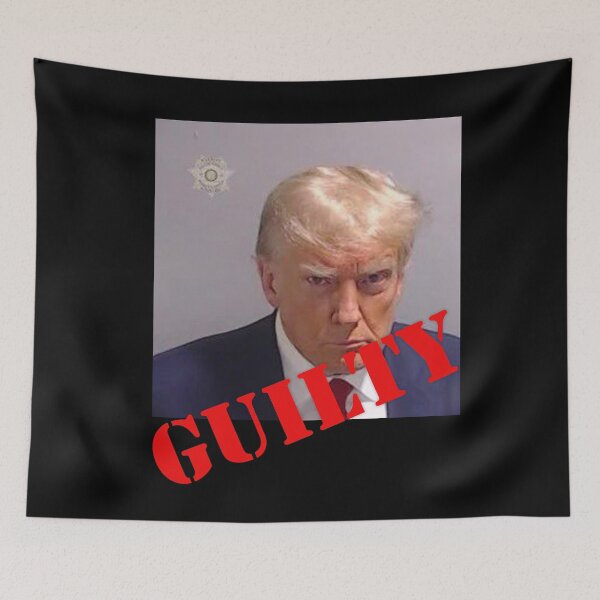 Item preview, TRUMP MUGSHOT GUILTY  FUNNY TRUMP designed and sold by LoveAndDefiance.