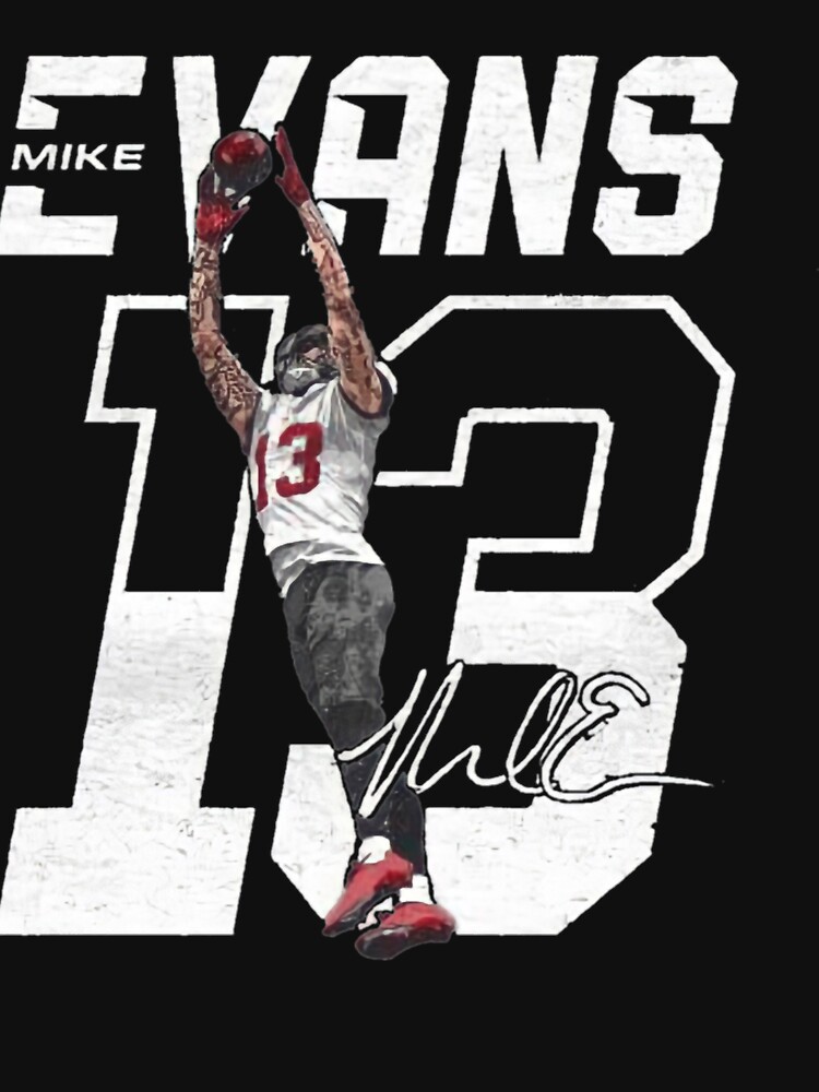 Mike Evans 13 Tampa Bay Buccaneers football retro poster shirt