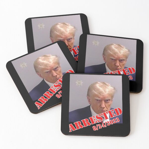 Item preview,  TRUMP MUGSHOT WITH FULTON COUNTY ARREST DATE designed and sold by LoveAndDefiance.